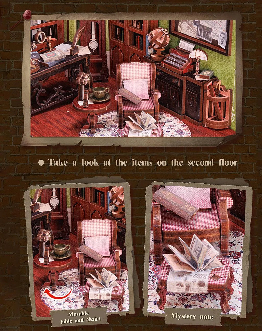 CUTEBEE Book Nook Kit Sets - Book Nook Kit