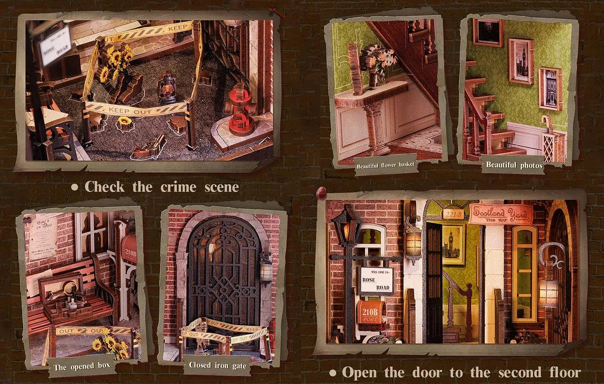 CUTEBEE Book Nook Kit Sets - Book Nook Kit