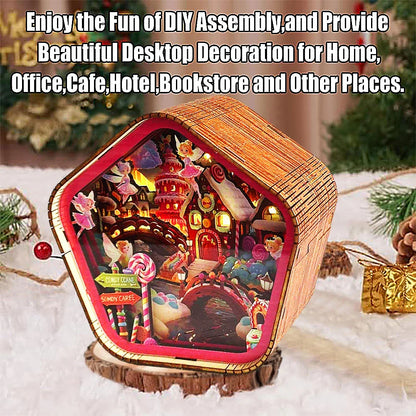 Candy Fairy Gingerbread House 3D Wooden Puzzle Night Light  