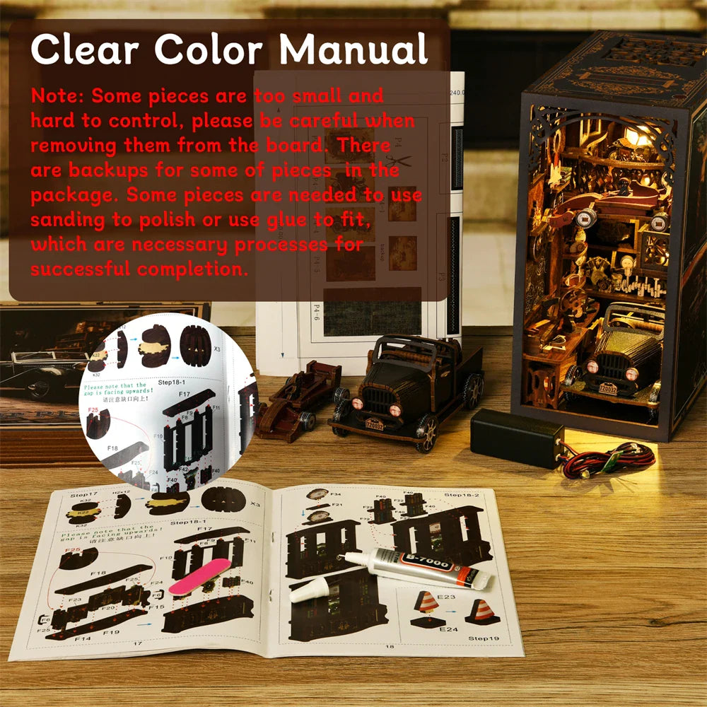 Car Players DIY Book Nook Kit - Book Nook Kit
