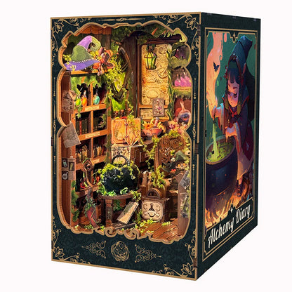 DIY Alchemy Book Nook Kit with LED Light  