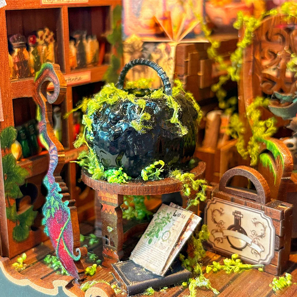 DIY Alchemy Book Nook Kit with LED Light  