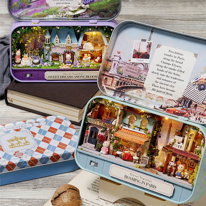 DIY Miniature Roaming in Paris Box Theater  
