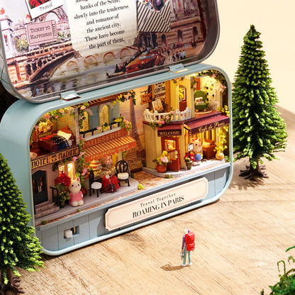 DIY Miniature Roaming in Paris Box Theater  