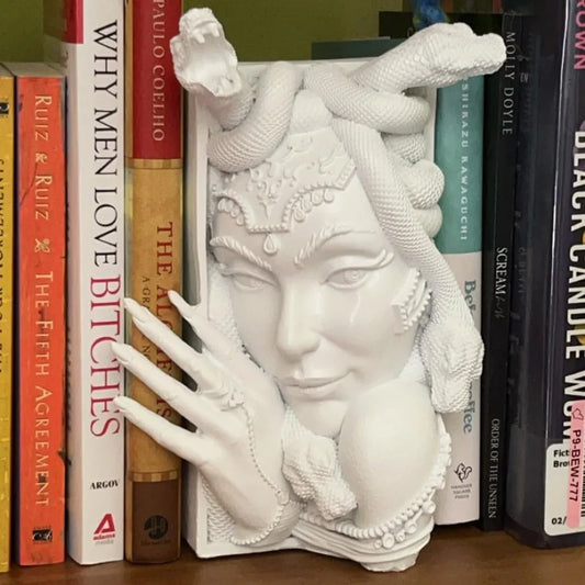 DIY Paintable Medusa Book Nook - Book Nook Kit