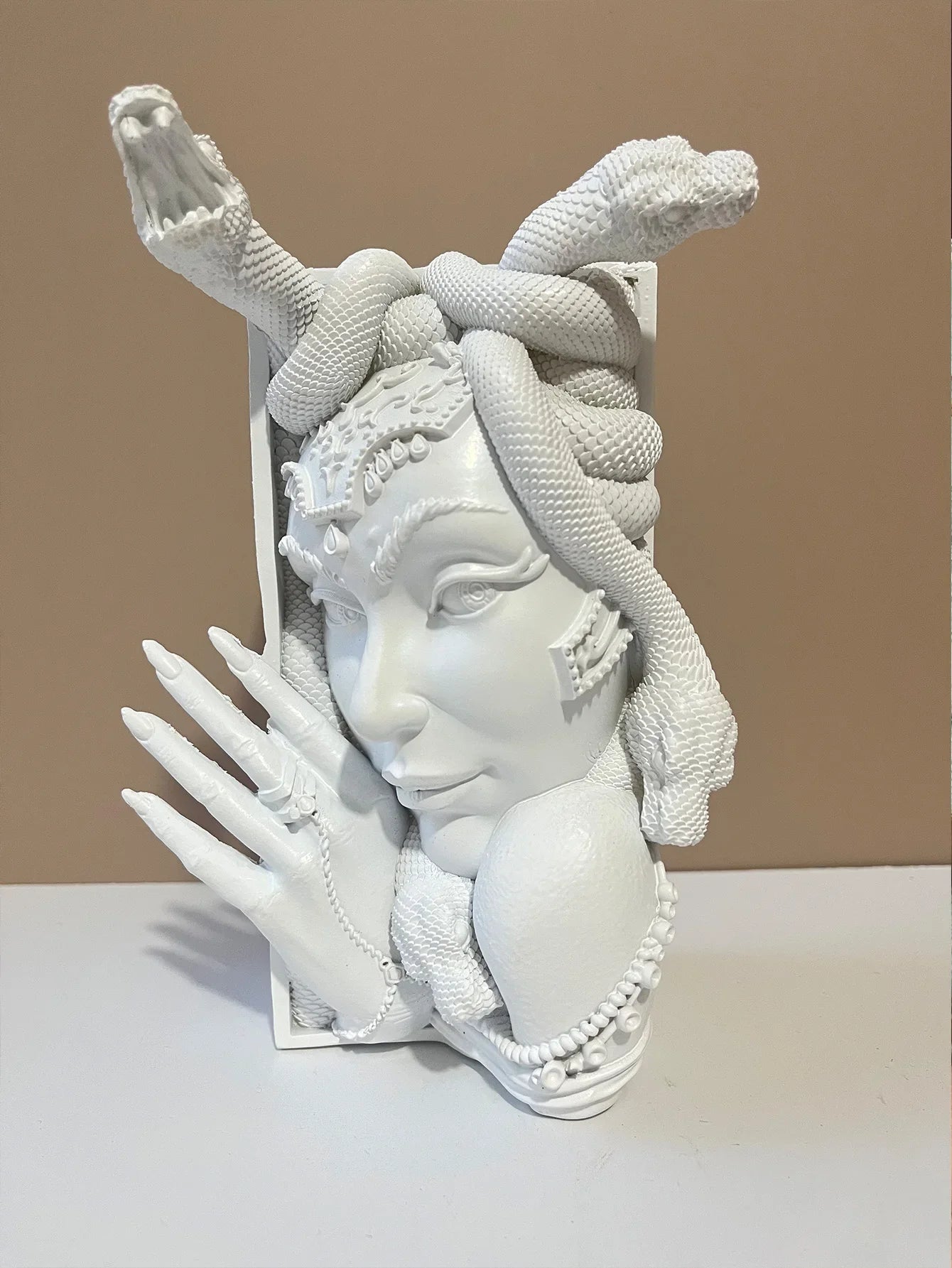 DIY Paintable Medusa Book Nook - Book Nook Kit