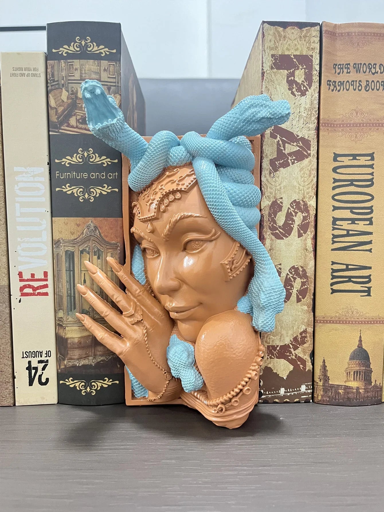 DIY Paintable Medusa Book Nook - Book Nook Kit
