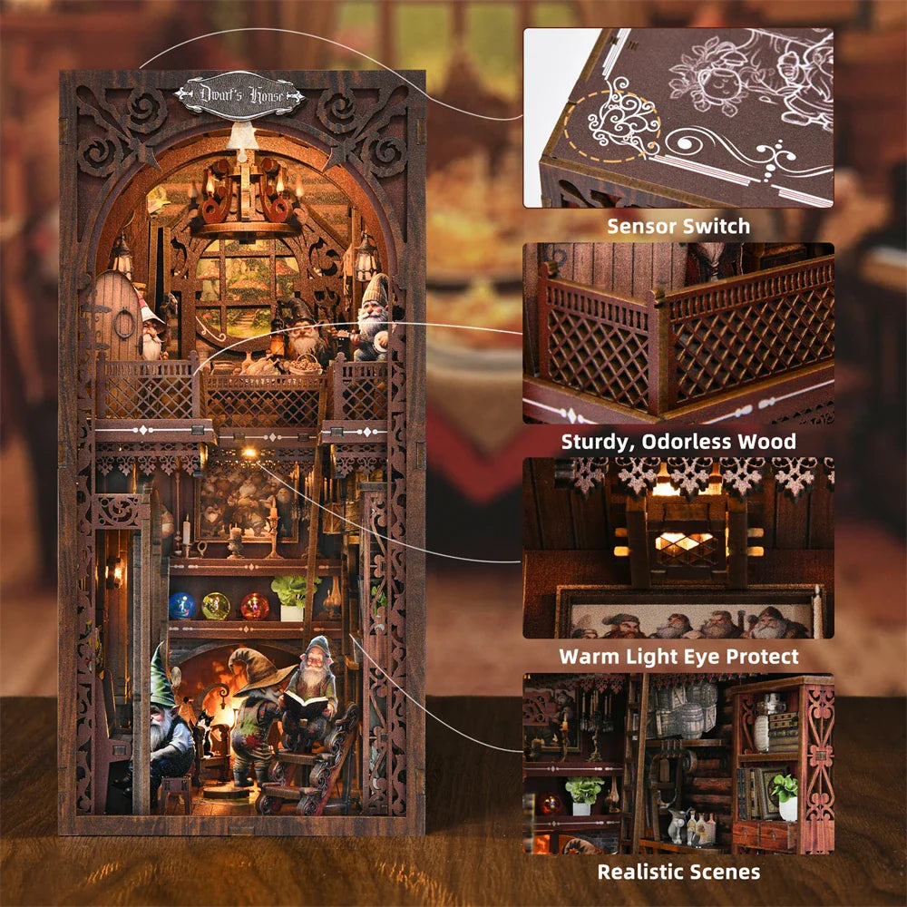 Dwarf’s House DIY Book Nook Kit