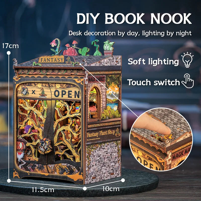 Fantasy Plant Shop DIY Book Nook Kit - Book Nook Kit