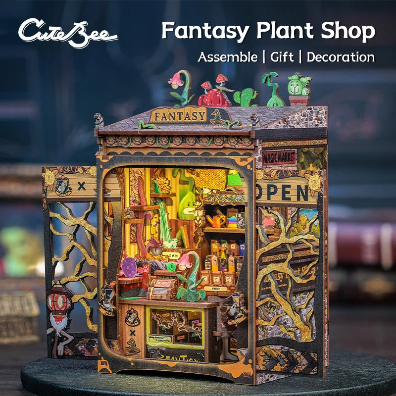 Fantasy Plant Shop DIY Book Nook Kit - Book Nook Kit