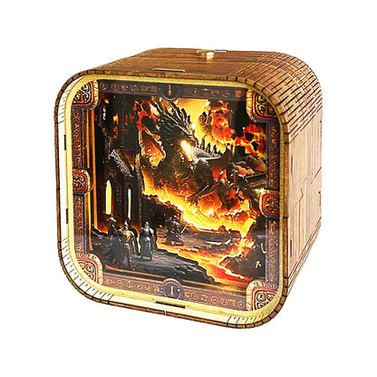 Fire Dragon 3D Night Light DIY Kit for Adults  