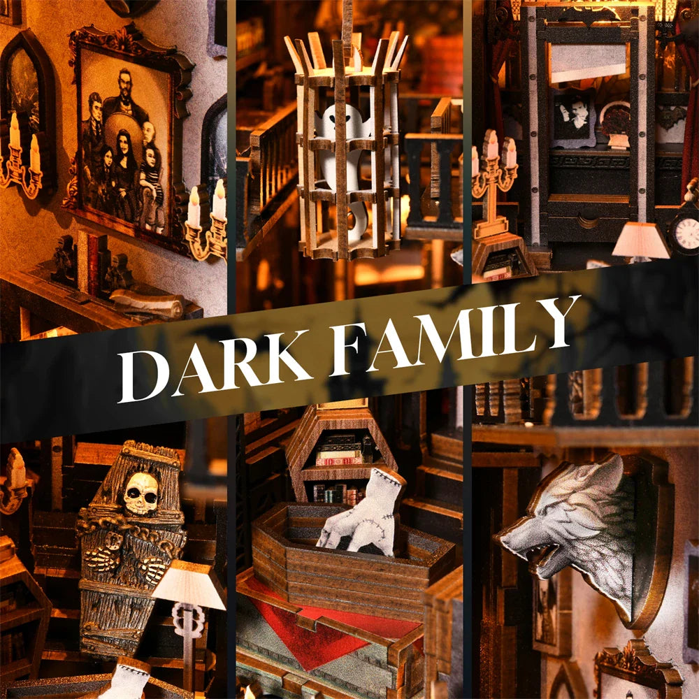 Gothic Family Book Nook Kit - Book Nook Kit