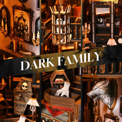 Gothic Family Book Nook Kit - Book Nook Kit