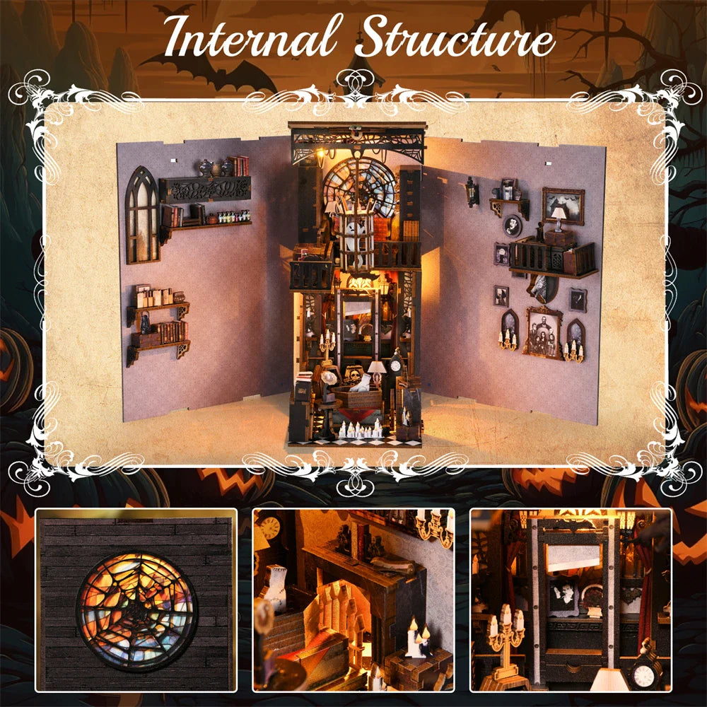 Gothic Family Book Nook Kit - Book Nook Kit