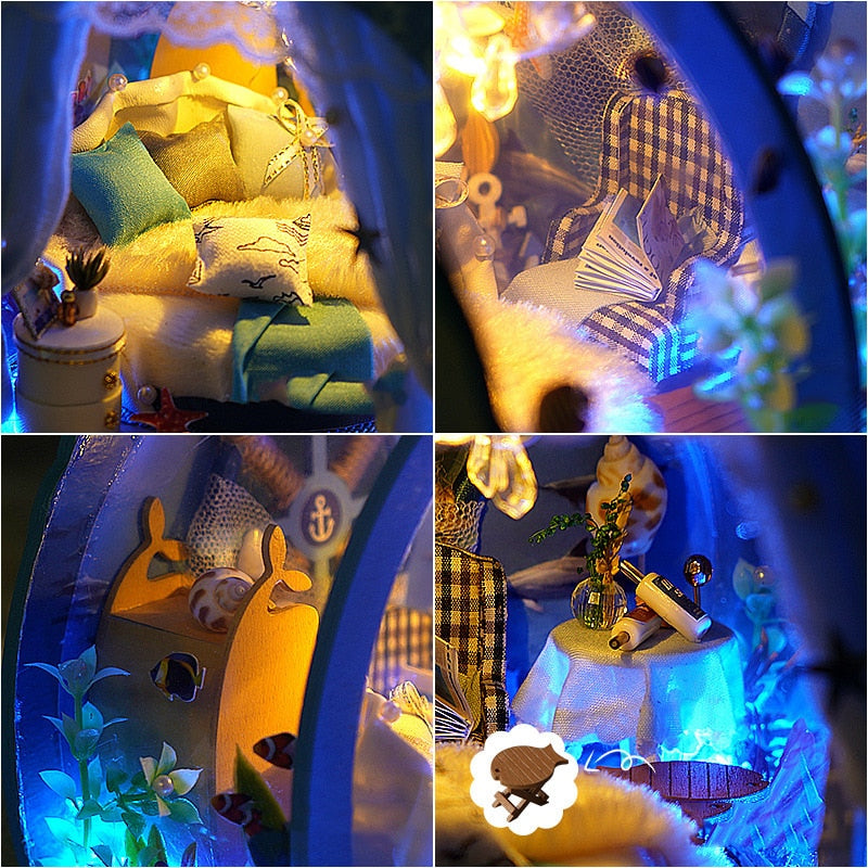 Ocean Room DIY Dollhouse Room Kit