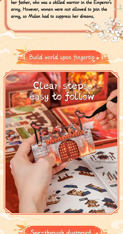 Legend of Mulan DIY Book Nook Kit