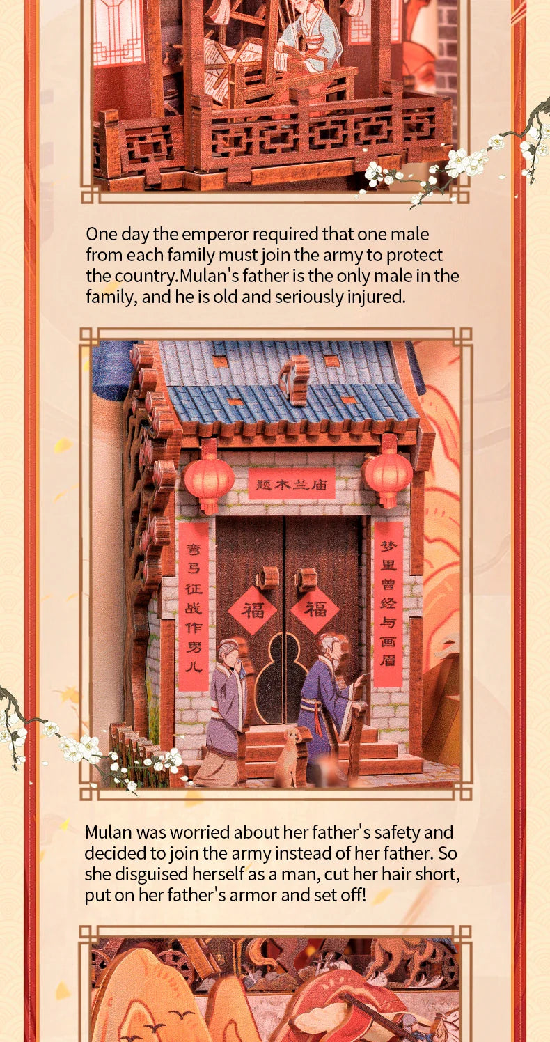 Legend of Mulan DIY Book Nook Kit