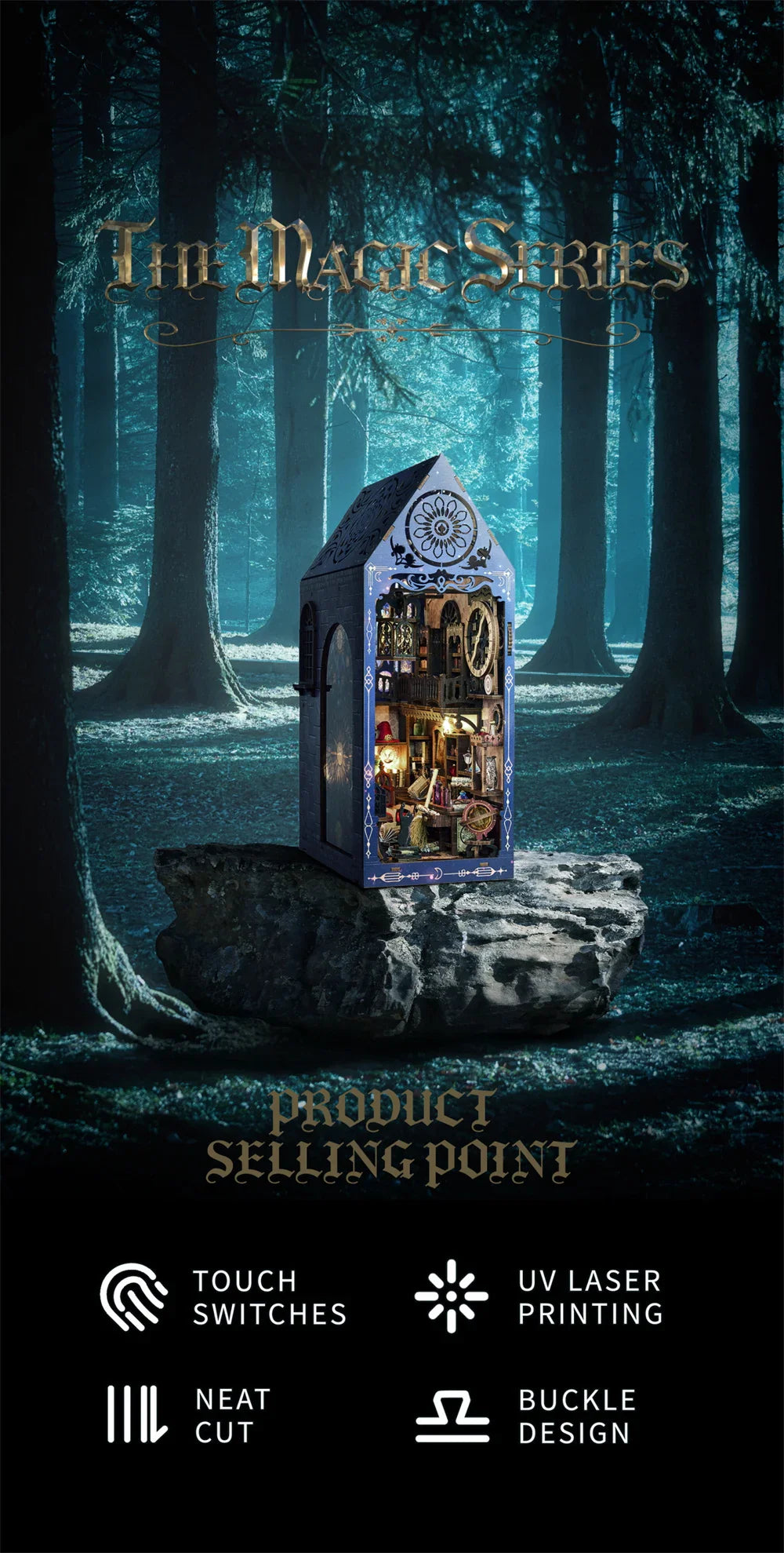 Magic Book Nook DIY Kit - Mystical Research Society  