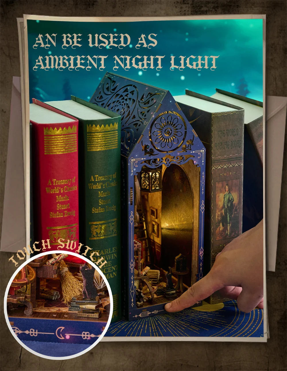 Magic Book Nook DIY Kit - Mystical Research Society  