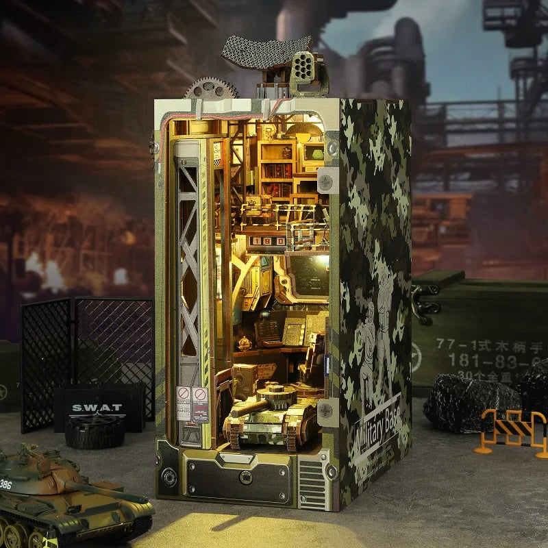 Military Base Book Nook Kit  