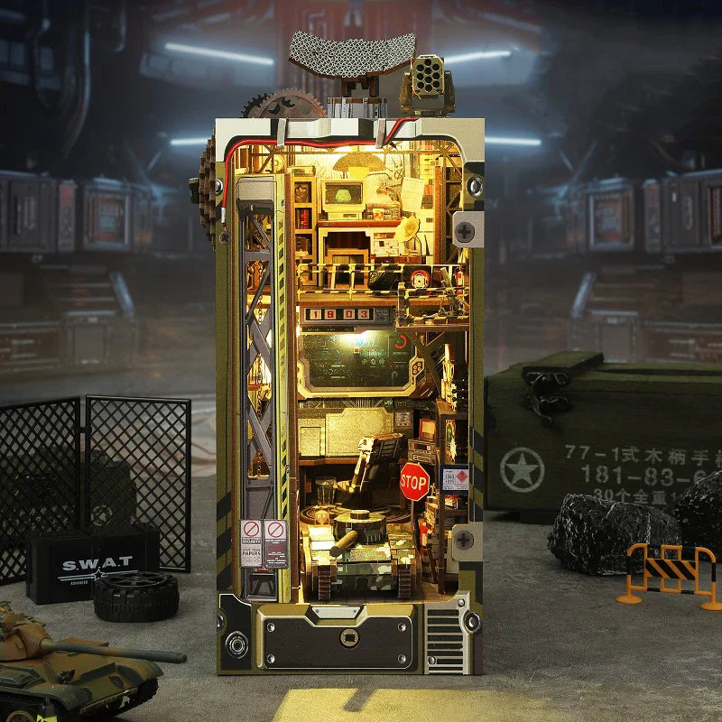 Military Base Book Nook Kit  