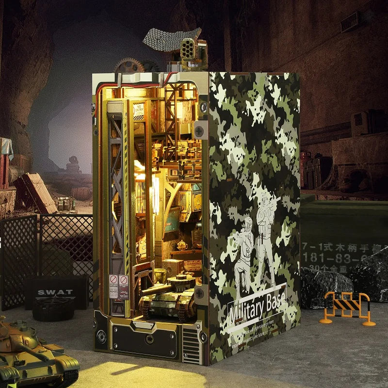 Military Base Book Nook Kit  