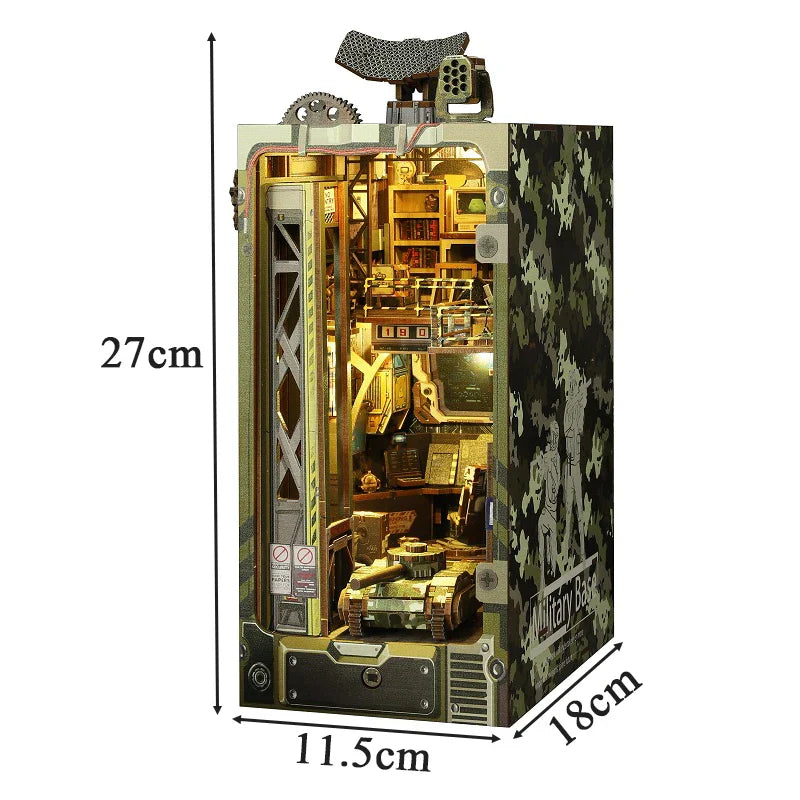 Military Base Book Nook Kit  
