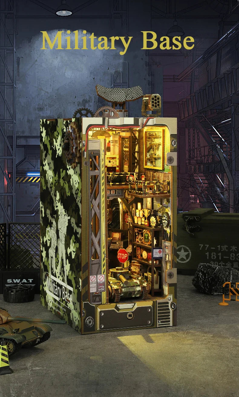 Military Base Book Nook Kit  