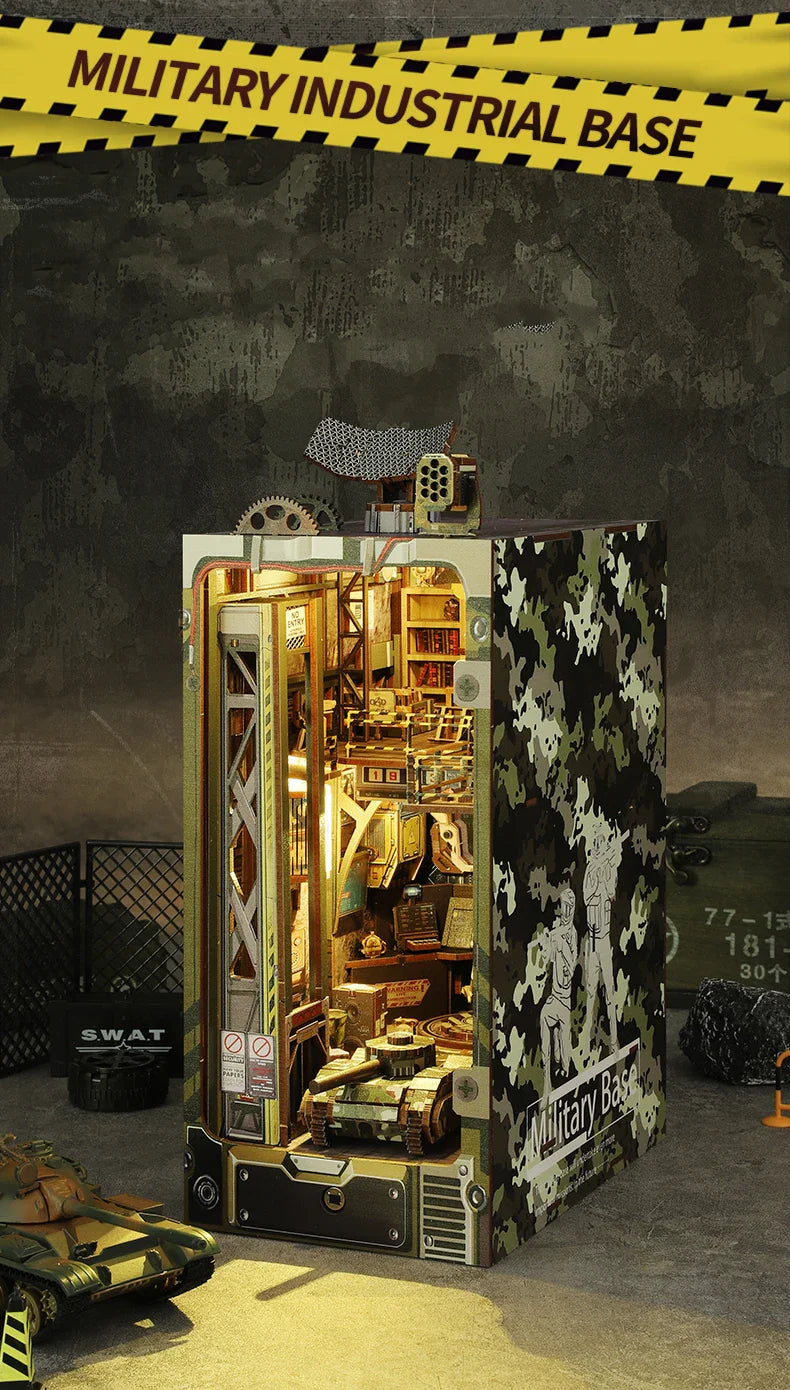 Military Base Book Nook Kit  
