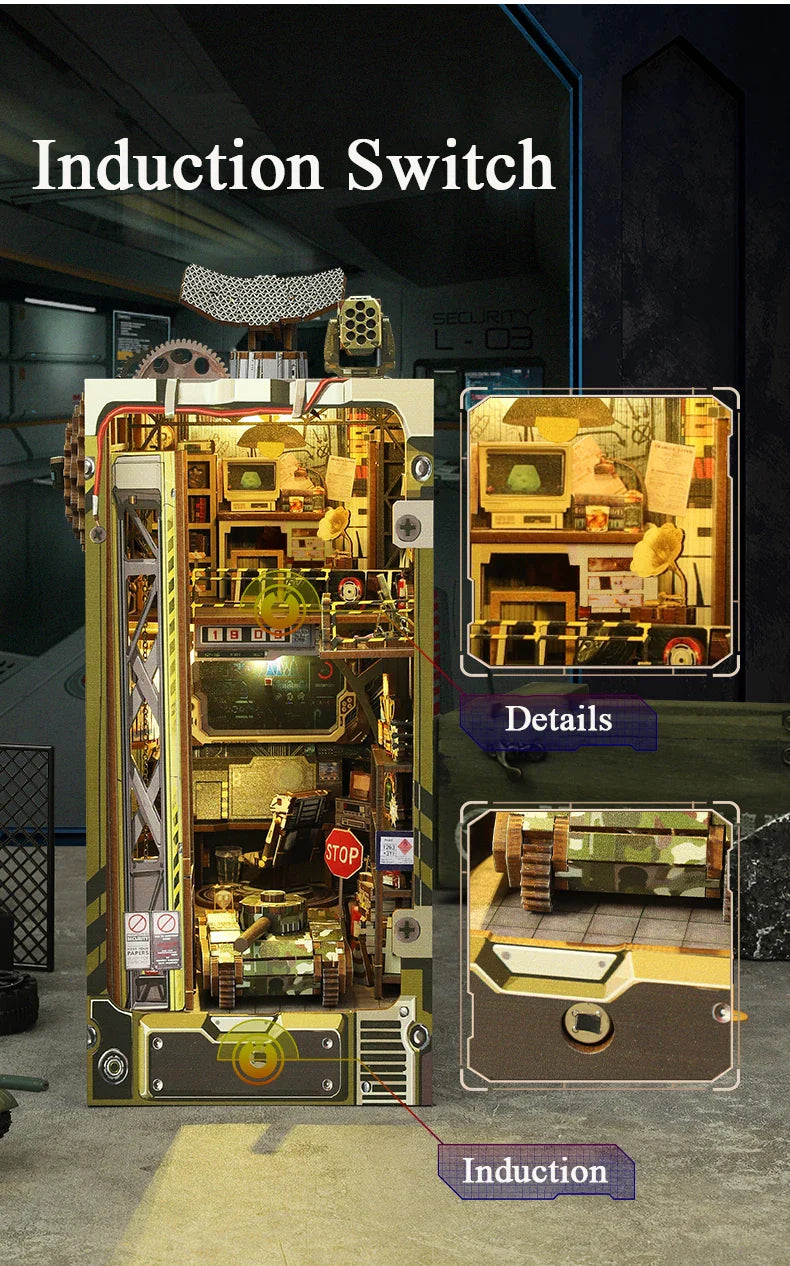 Military Base Book Nook Kit  