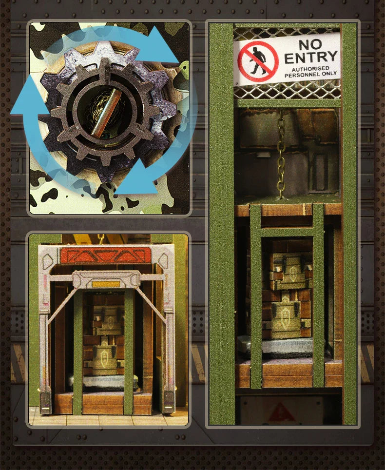 Military Base Book Nook Kit  