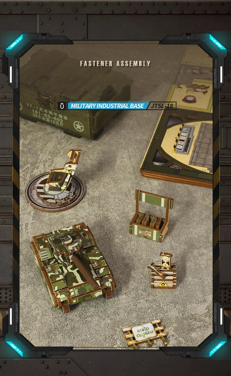 Military Base Book Nook Kit  