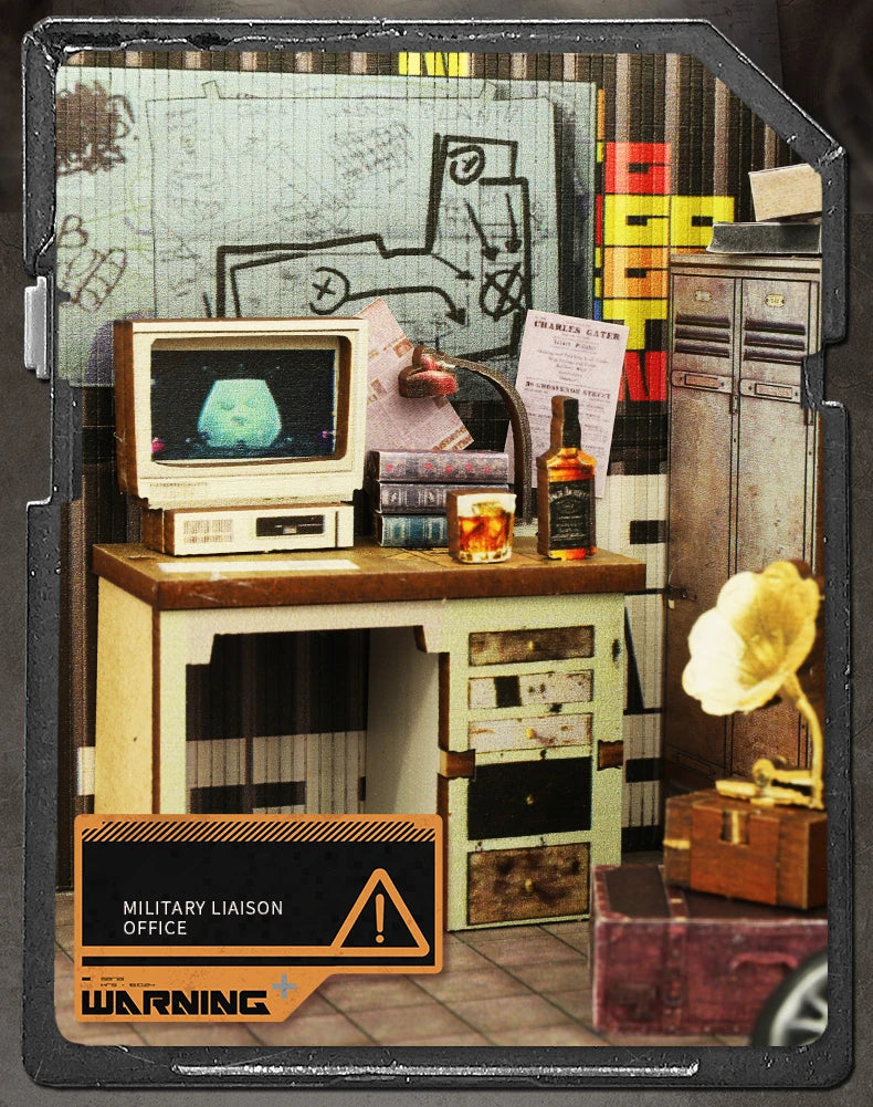 Military Base Book Nook Kit  