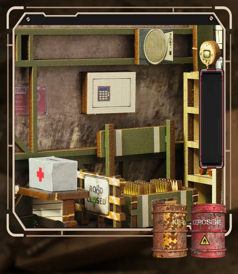 Military Base Book Nook Kit  