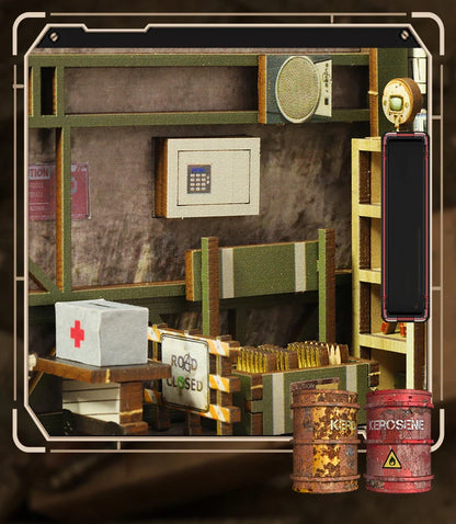 Military Base Book Nook Kit  