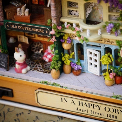 Miniature Tin Box Theatre "In a Happy Corner"