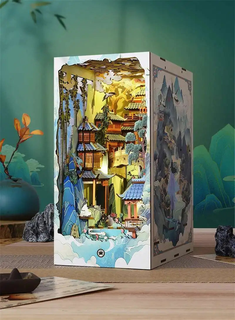 Penglai Wonderland Book Nook – Mystical Chinese Fantasy DIY Kit  