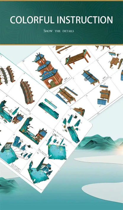 Penglai Wonderland Book Nook – Mystical Chinese Fantasy DIY Kit  