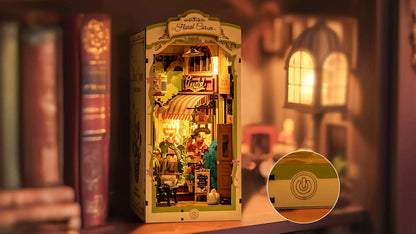 Robotime Rolife Floral Corner Book Nook Kit - Book Nook Kit