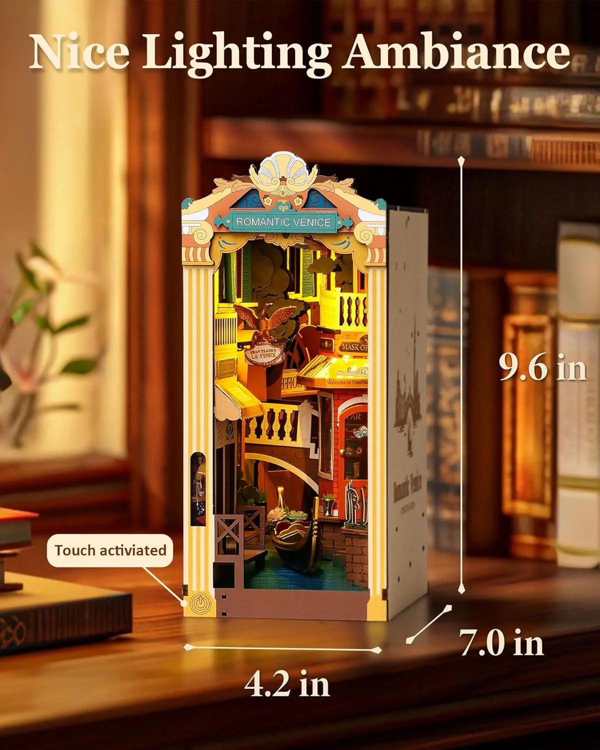 Robotime Romantic Venice Book Nook Kit - Book Nook Kit
