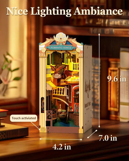 Robotime Romantic Venice Book Nook Kit - Book Nook Kit