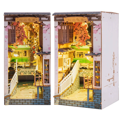 Rolife Sakura Densya TGB01 DIY Book Nook Kit - Book Nook Kit