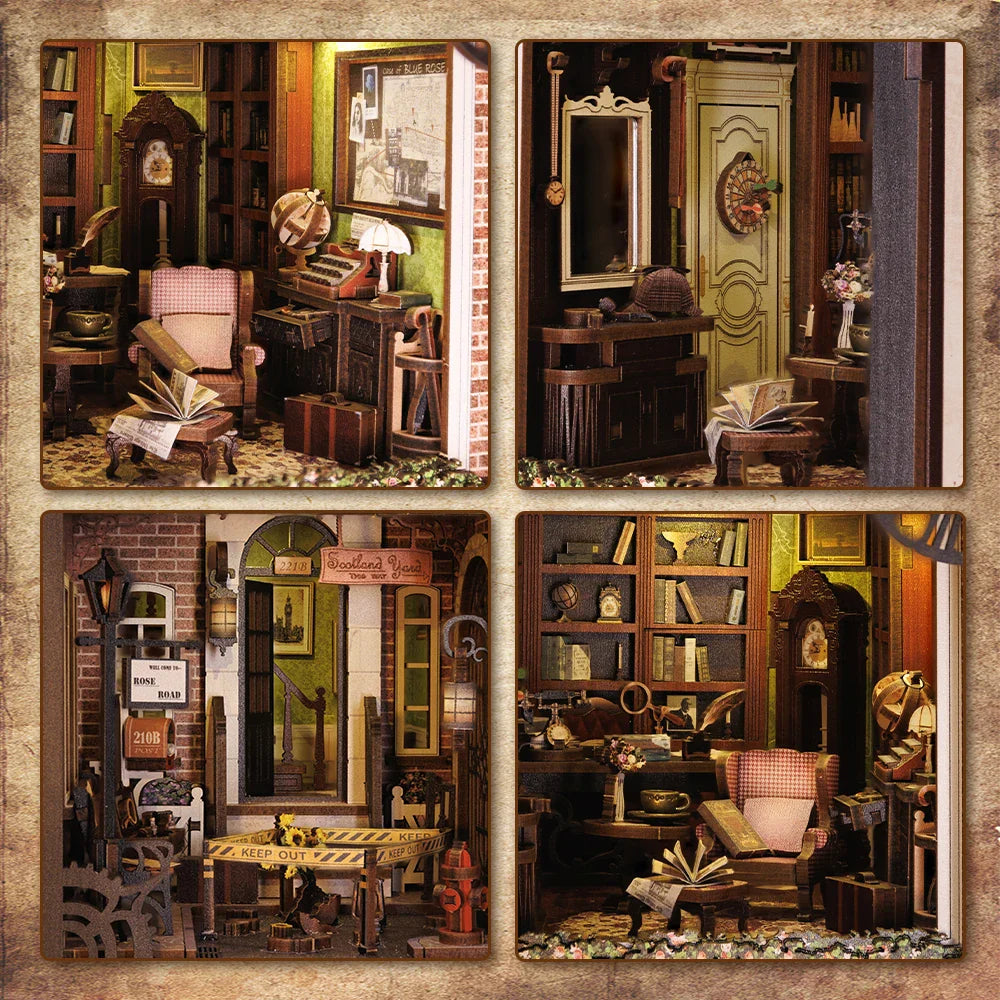 Rose Detective Agency DIY Book Nook Kit - Book Nook Kit