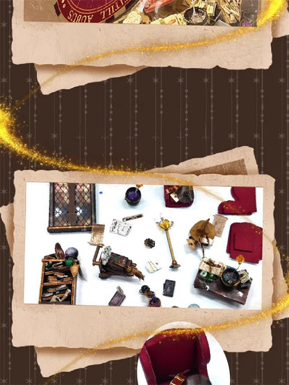 Potions Generation DIY Wooden Miniature Magic Bunker with LED Lights