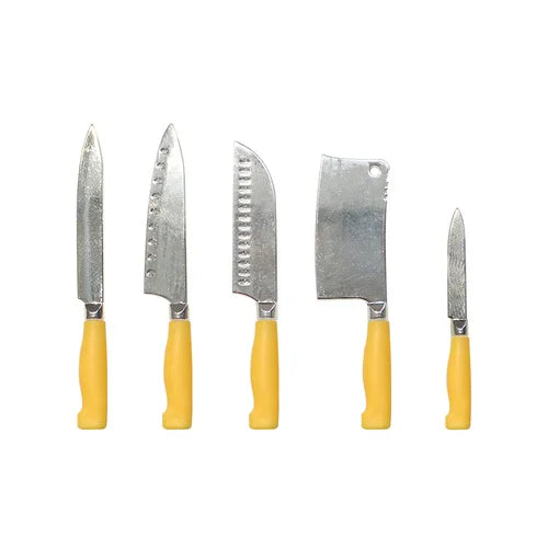 1:6 Miniature Kitchen Knife Set for Dollhouse Decor   