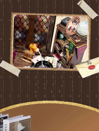 Potions Generation DIY Wooden Miniature Magic Bunker with LED Lights