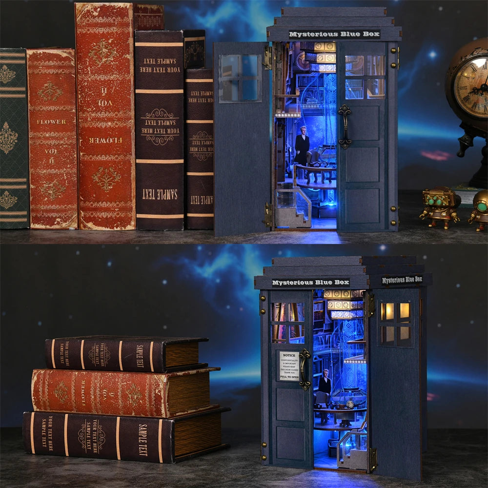 Doctor Who DIY Book Nook Kit - Mysterious Blue Box