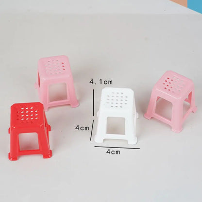Mini Mahjong Table Set – 1:12 Scale Dollhouse Furniture   