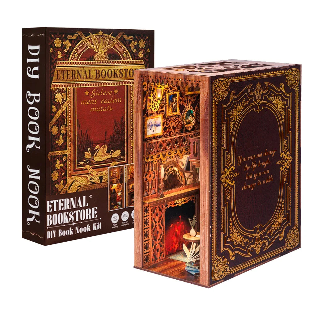 CUTEBEE Book Nook Kit Sets