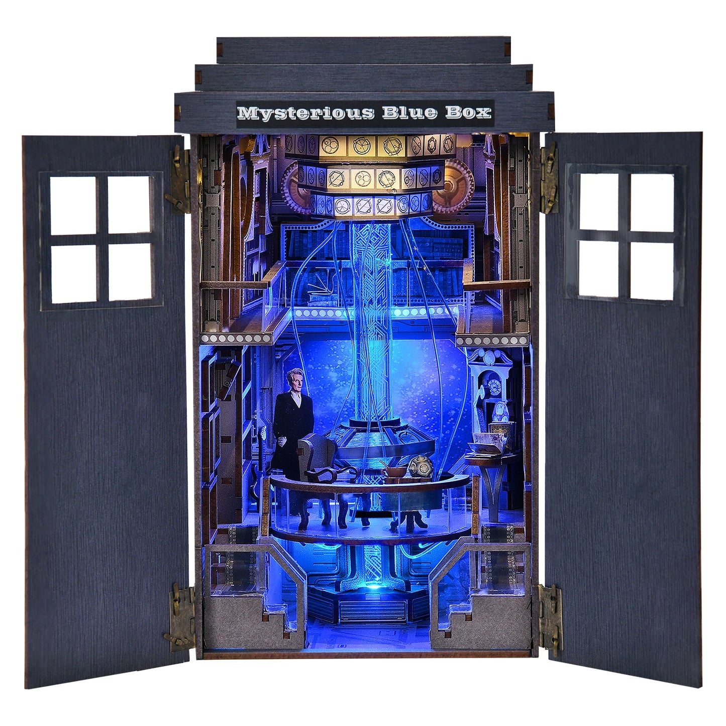Doctor Who DIY Book Nook Kit - Mysterious Blue Box